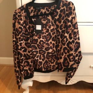 ASOS ~ Cheetah Print ~ Bomber Jacket